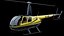 Hubschrauber Robinson R44 Gelb PBR