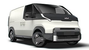 3D KIA PV 5 cargo L2 H1 2025 UK spec model