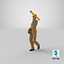3D builder walking pose