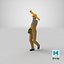 3D builder walking pose