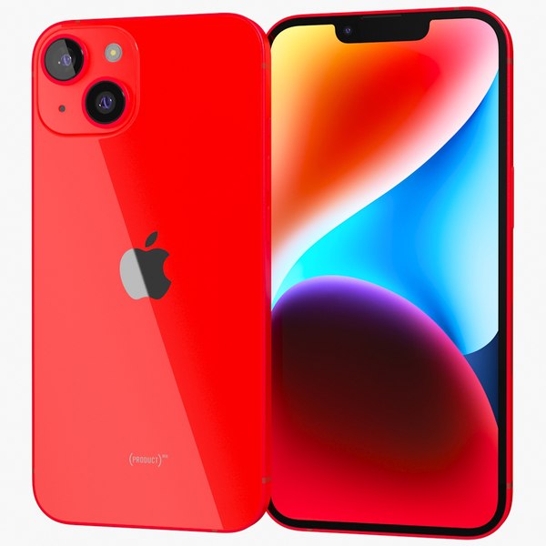 3D Apple iPhone 14 Red - TurboSquid 1958194