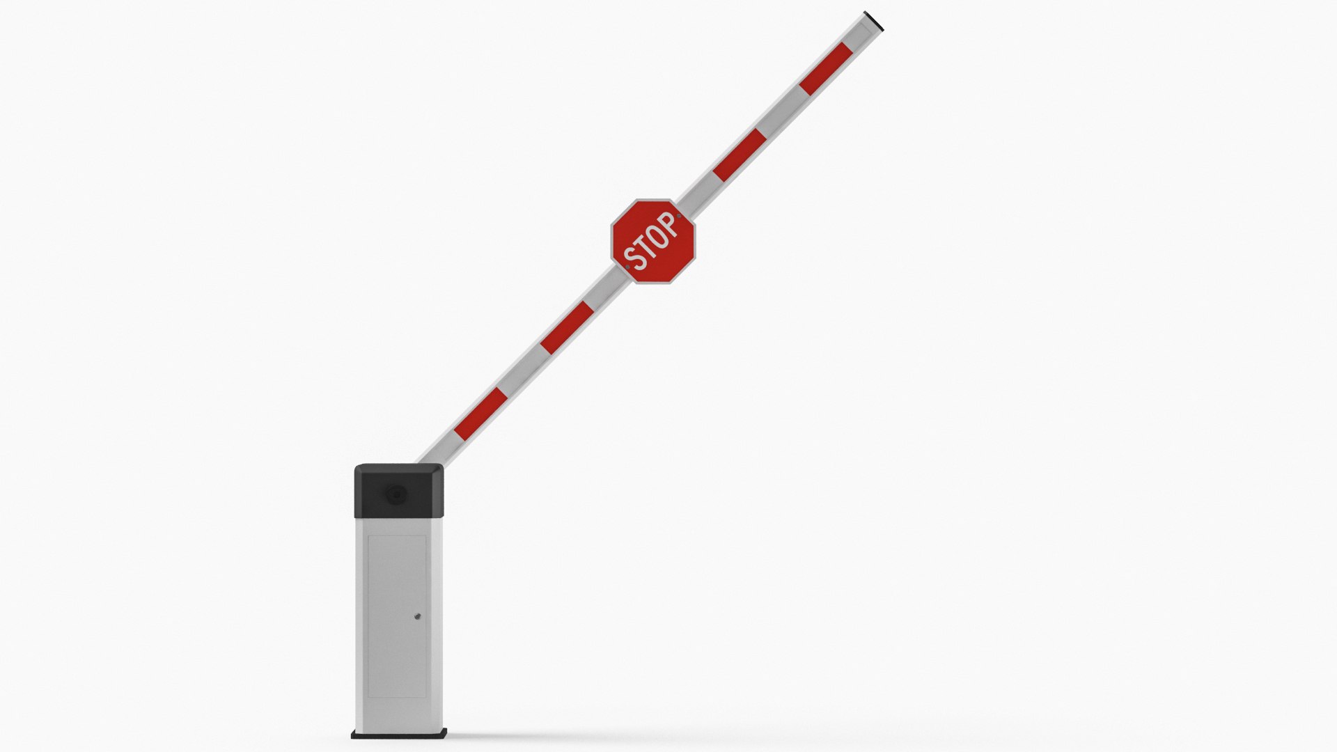 Car Barrier Gate 02 3D - TurboSquid 2042292