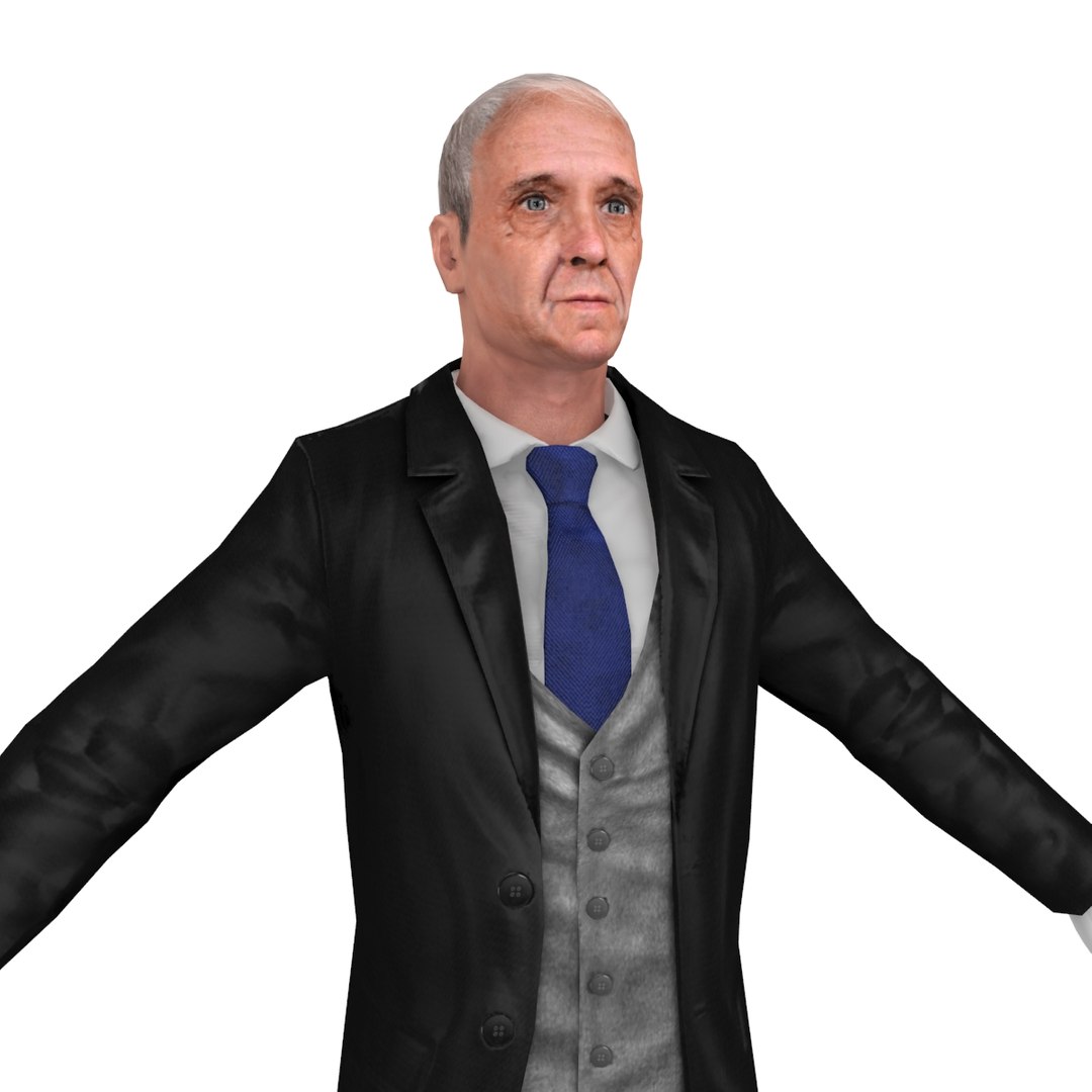 3D Butler Model - TurboSquid 1289200