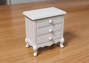 Nightstand 3D Printable 3D print model 3D model