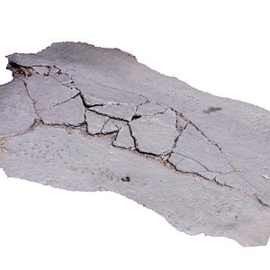 3D Broken Concrete model
