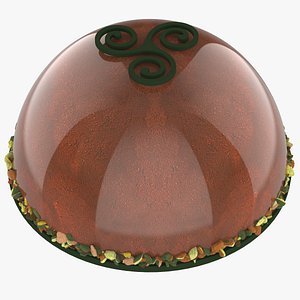 Heart Of Bretagne Cake 3D model