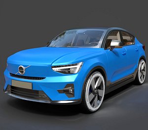 Volvo C40 Recharge Electric - Ultra-High Fidelity Crossover 3D model