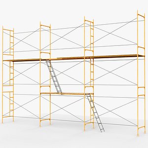 scaffolds modular gameready ar 3D model
