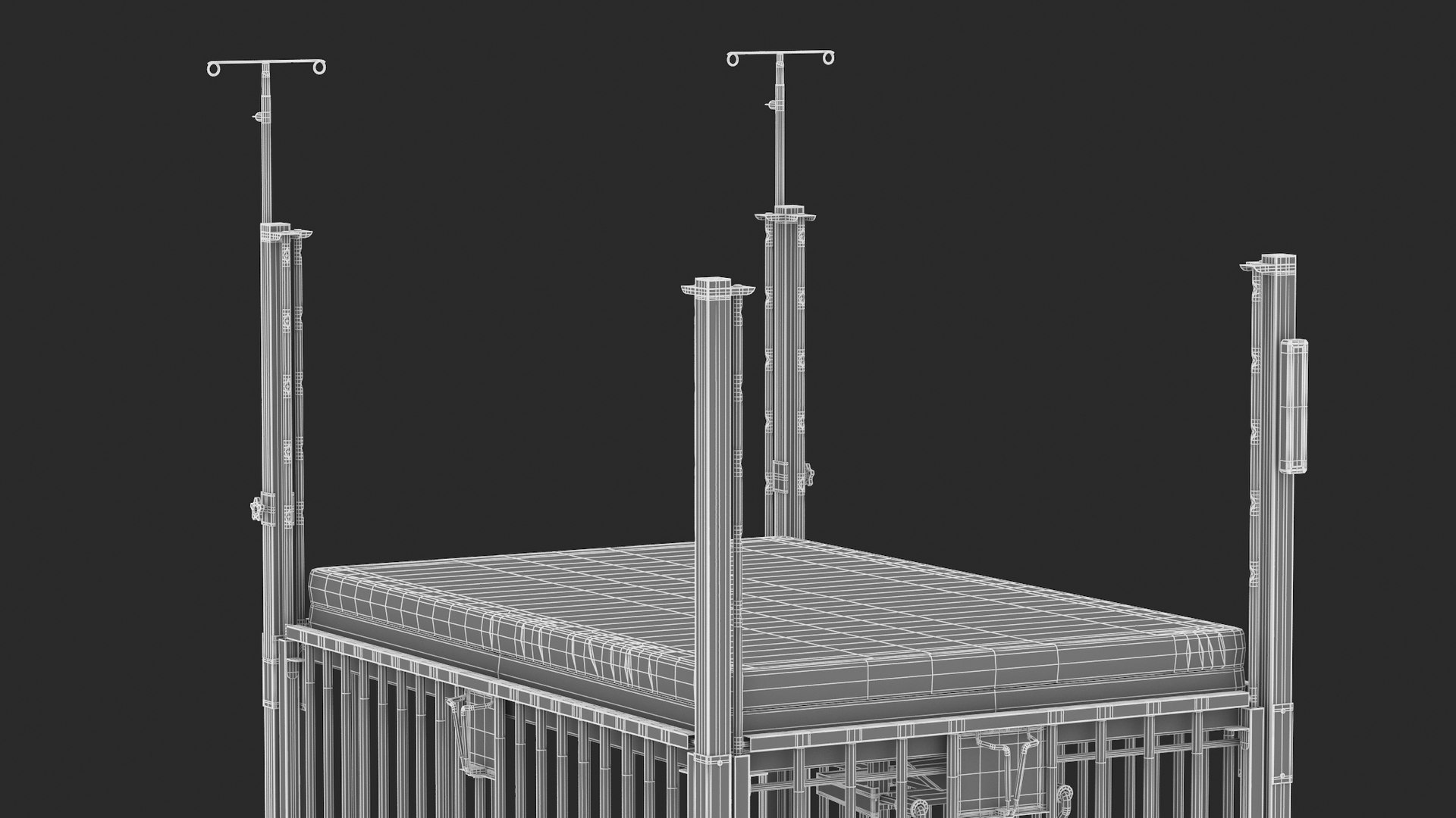 Medical Baby Crib PBR Realistic 3D TurboSquid 2020627