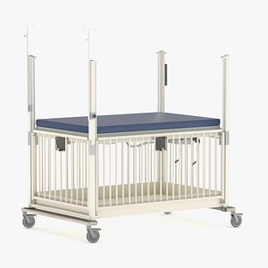 Medical Baby Crib PBR Realistic
