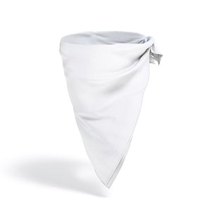 White Face Wrap Bandana - protection neck fabric kerchief