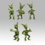 Low Poly Green Reptil