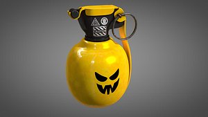 3D model customizable grenade