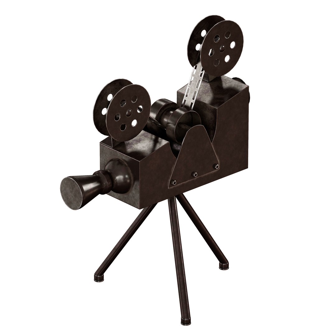 Movie camera - metal sculpture 3D https://p.turbosquid.com/ts-thumb/dv/V0lLKj/2T/c0002/jpg/1620934248/1920x1080/fit_q87/169d1152dc2826aeda494ecb5af193297298df30/c0002.jpg