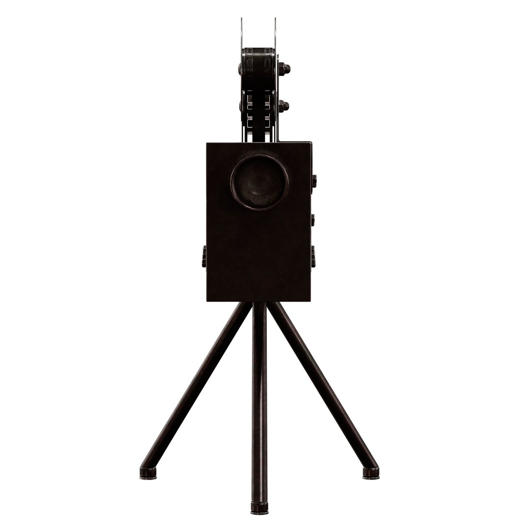 Movie camera - metal sculpture 3D https://p.turbosquid.com/ts-thumb/dv/V0lLKj/xQ/c0005/jpg/1620934248/1920x1080/fit_q87/fac5ce9b4621eb81880658e2def9afbf32e03ce0/c0005.jpg