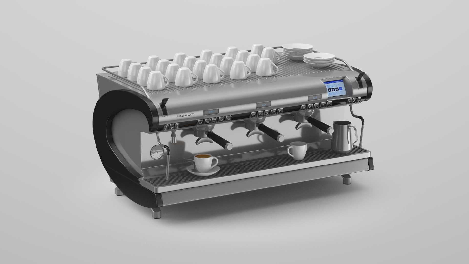 Nuova Simonelli Espresso Machine 02 3D Model TurboSquid 2030869