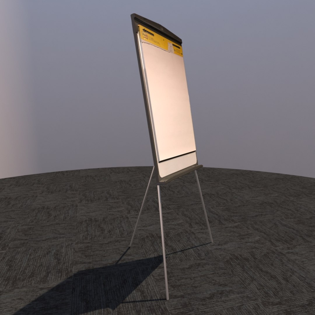 3D Post Easel - TurboSquid 1216360