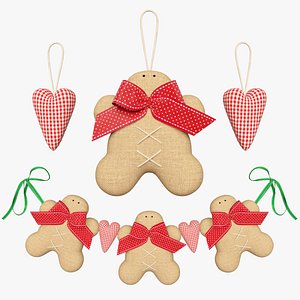 3d model of tilda gingerbread man