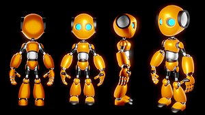 Robot Character RC02 3D model