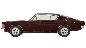1968 Plymouth Barracuda Maroon