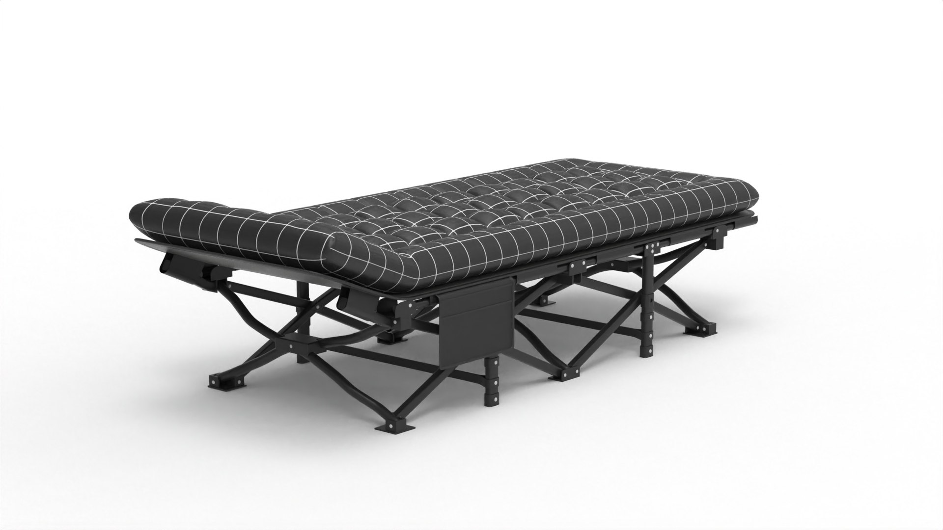 Foldable Camping Cot Model - TurboSquid 2442769