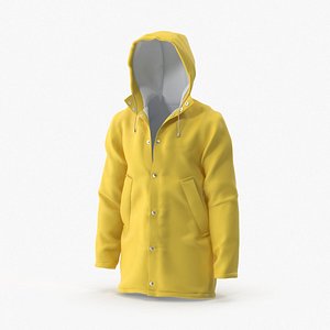 rain coat 01 3d max