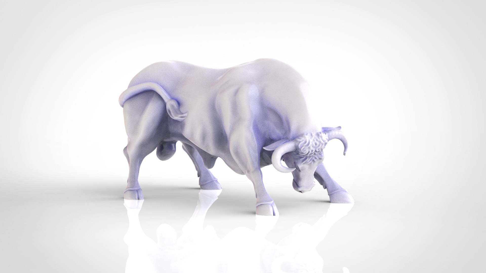 3D Bull Model - TurboSquid 1244961