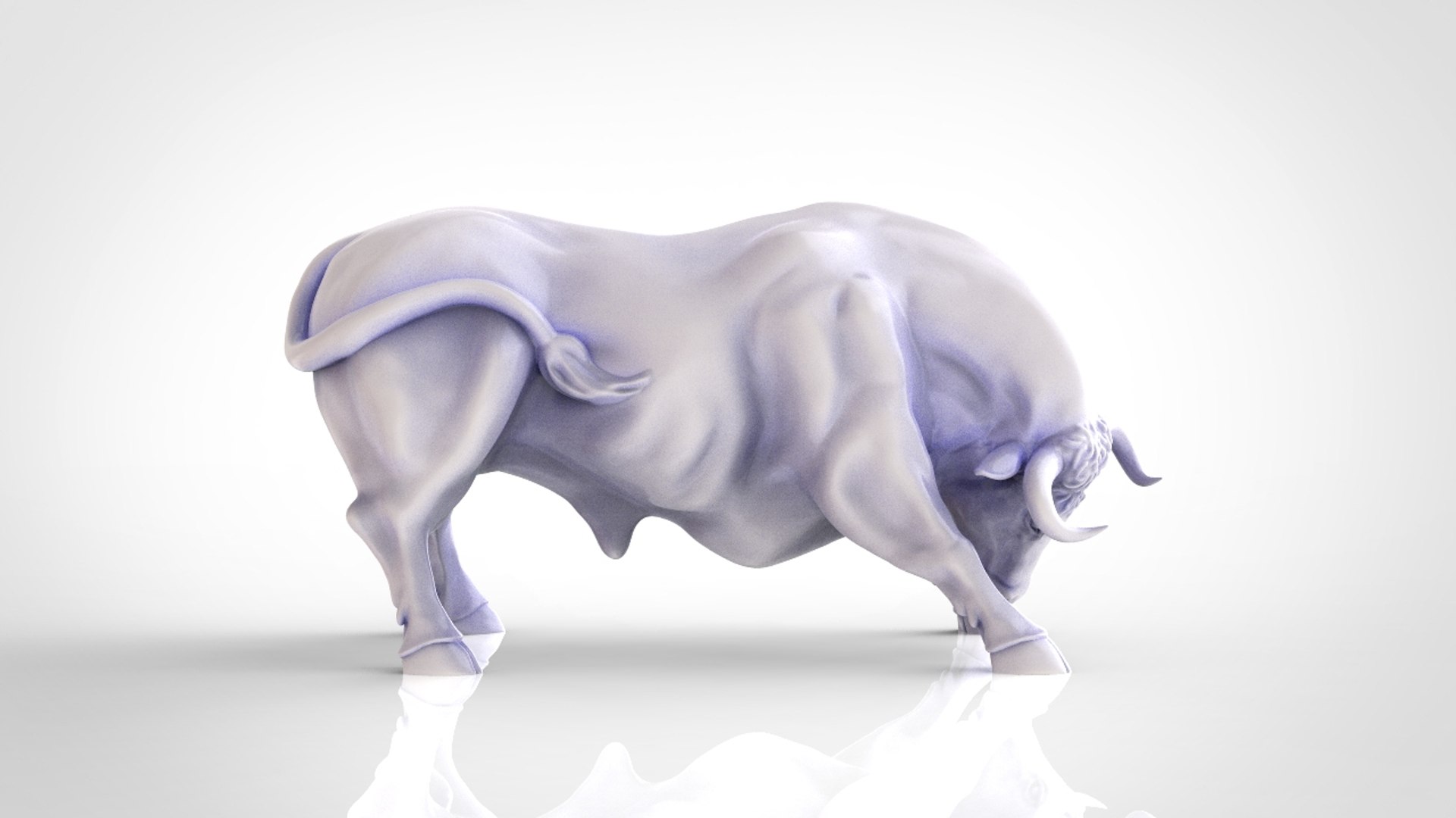 3D Bull Model - TurboSquid 1244961