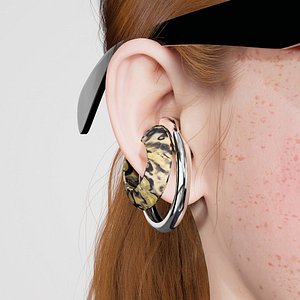 RATHELWOLF ear cuff BOBBY