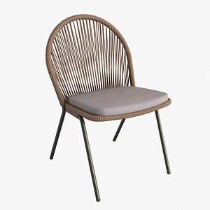 Shann Stackable Chair 3D model