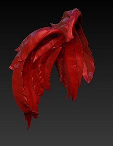 angel wings 3d obj