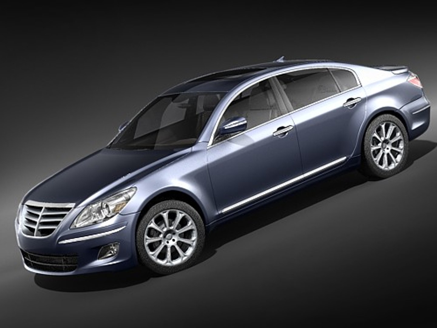 Hyundai Genesis Sedan Luxury 3d Max