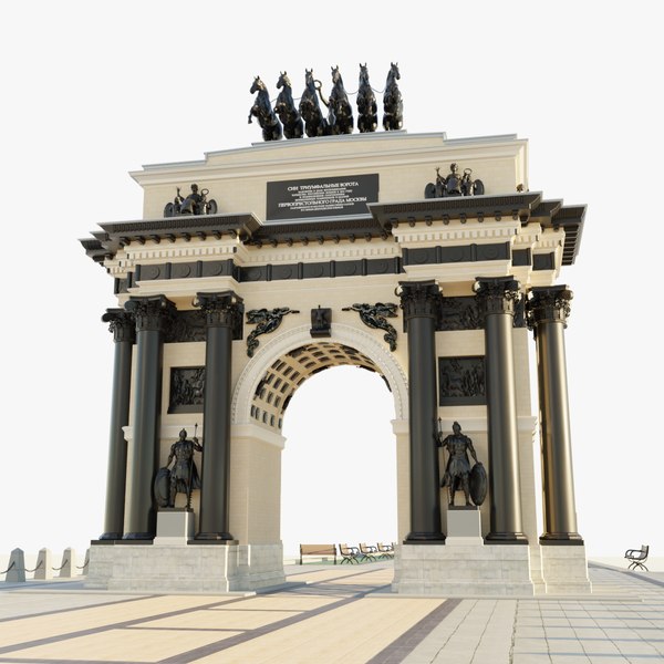 3D Moscow Triumphal Arch