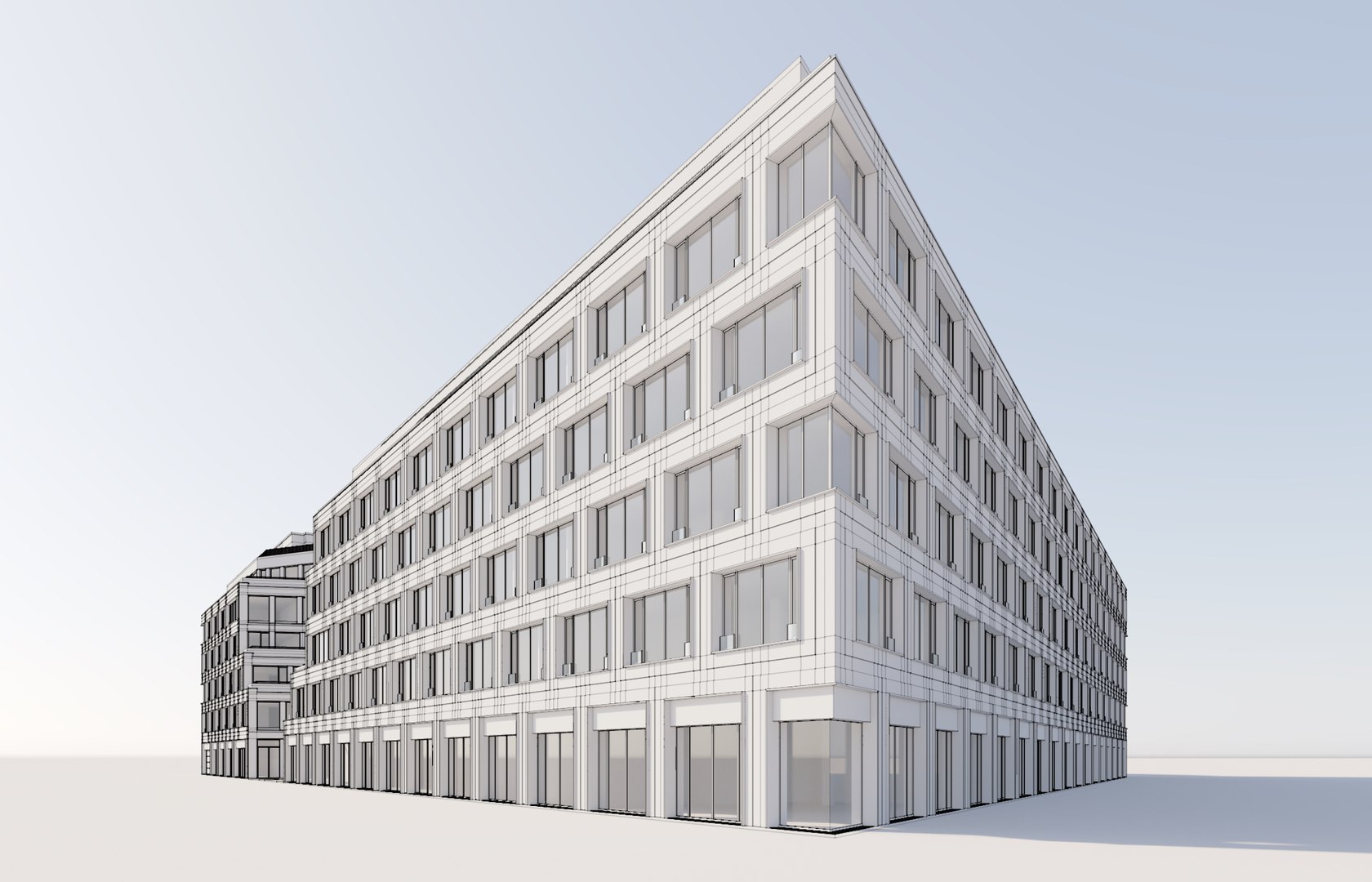 Modern Office Building model - TurboSquid 2007929