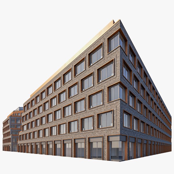 Modern Office Building model - TurboSquid 2007929