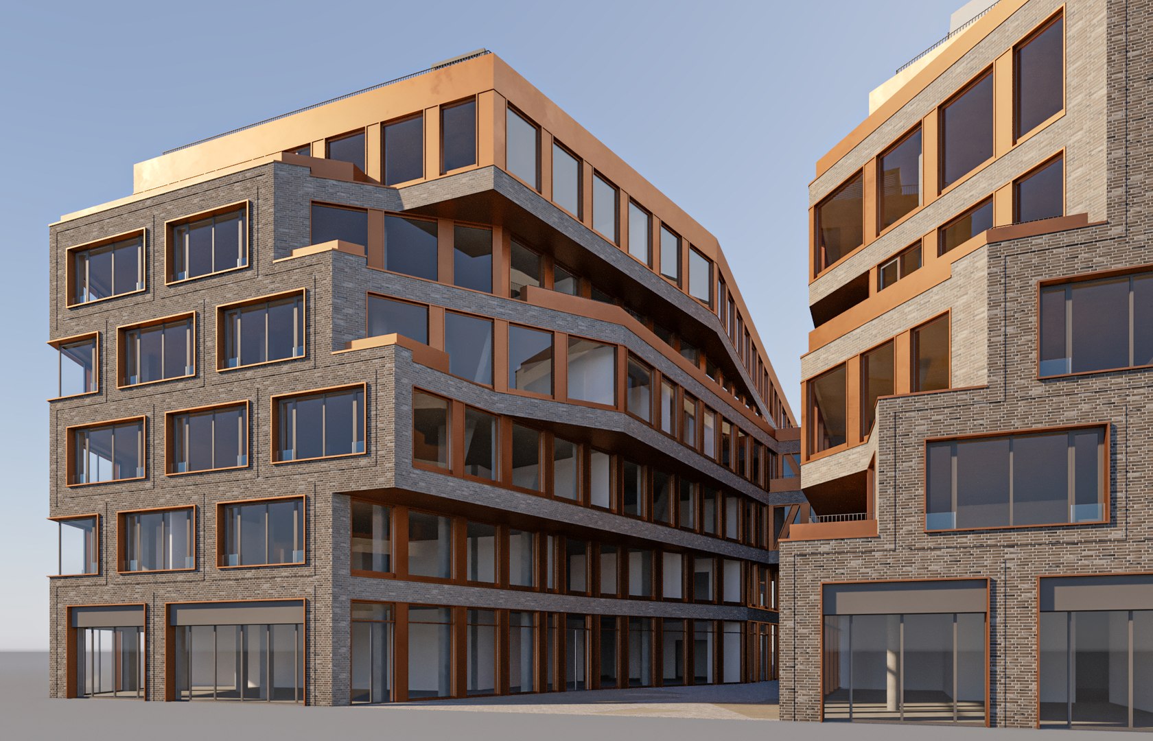 Modern Office Building Model - TurboSquid 2007929