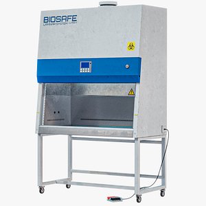 Biological Safety Cabinet Class 2 Hood PBR 3D