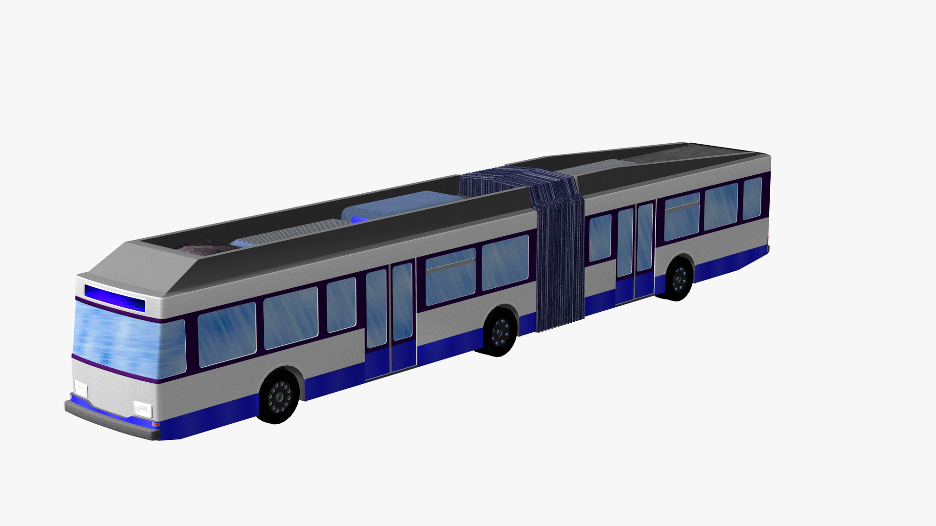 3D Modern Articulated City Bus - TurboSquid 1871518