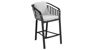 3D Tropitone Trelon Cushion Bar Stool