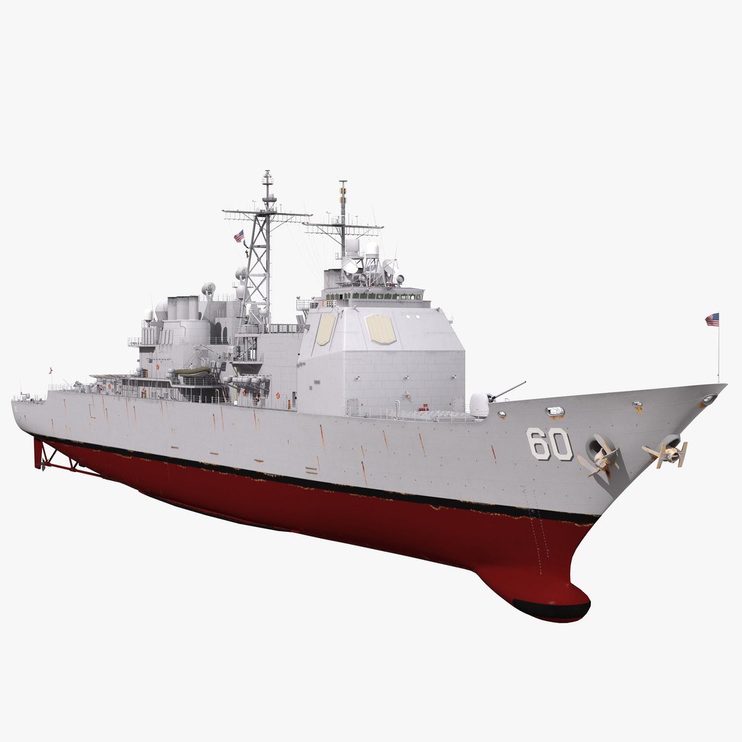 USS Normandy CG-60 3D Model 3D model preview