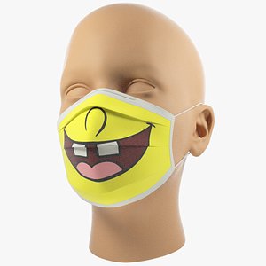 3D model medical mask