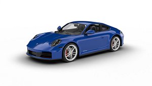 Porsche 911 Carrera T Club Coupe 2026 3d model 3D
