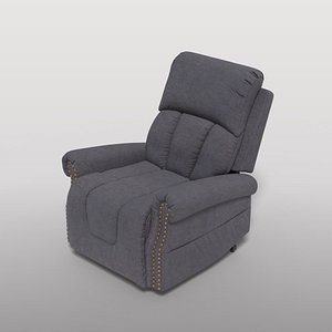 Contemporary Black Recliner