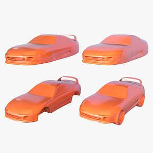 3D Toyota Supra - Smooth Model