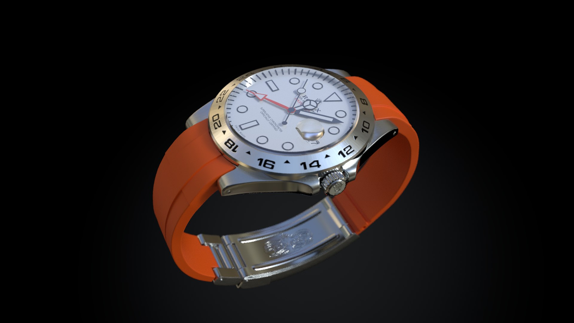 Rolex Explorer ii White 3D model - TurboSquid 1724401