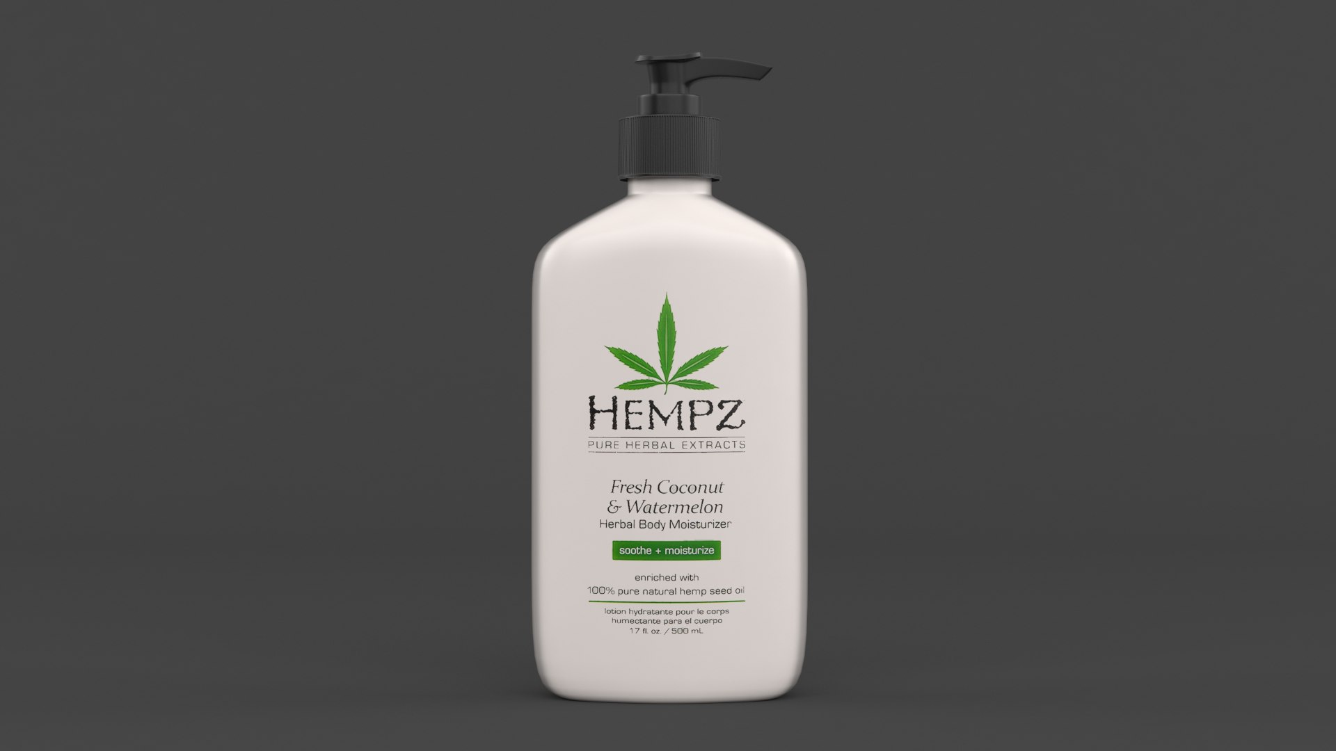 Hempz Herbal Body Moisturizer 3D model https://p.turbosquid.com/ts-thumb/dw/UpfyGX/CM/00001/png/1677999173/1920x1080/fit_q87/f9615fb5bb3a3fc338d6c16c84ccbf00f50c2473/00001.jpg