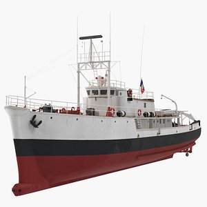 research vessel calypso 3D model