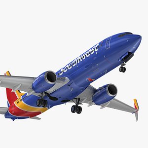 3D Boeing 737-8H4 Southwest Airlines