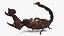 Walking Scorpion Animated Rigged 3D model
