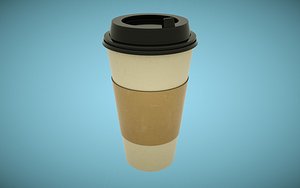 3D Paper Coffee Cup